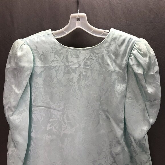 VINTAGE MICHAEL MARCELLA LTD BARBARA CHODOS PALE BLUE FANCY DRESS SIZE 12 - Picture 2 of 11